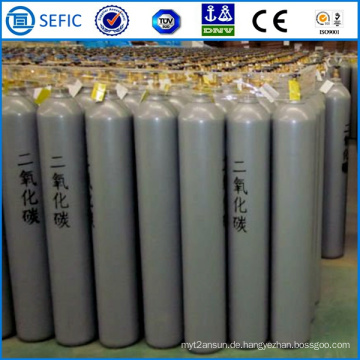 50L nahtloser Stahlhochdruck-industrieller CO2-Zylinder (EN ISO9809)